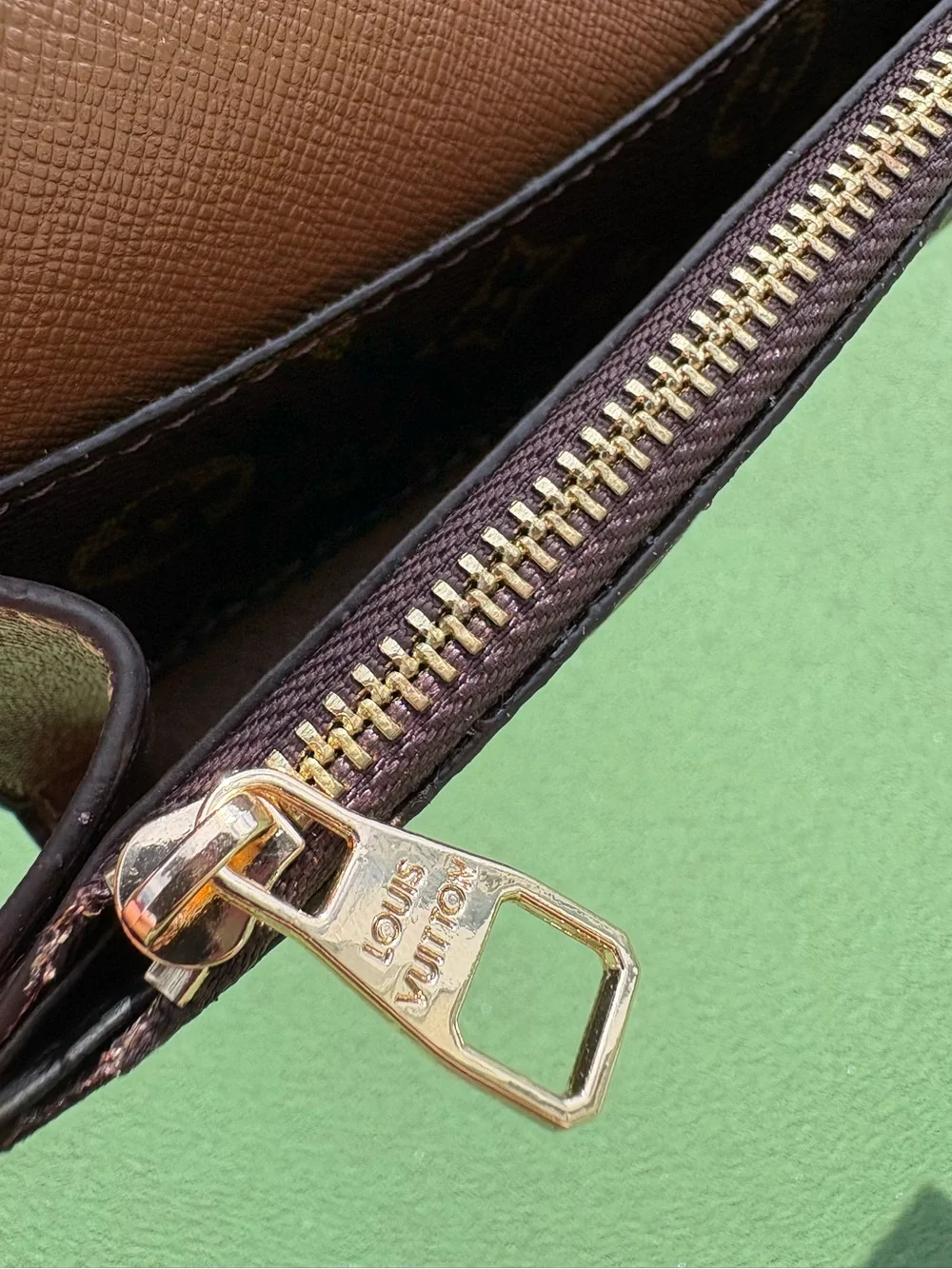 Louis Vuitton Brown Monogram Canvas Floral Painted Continental Wallet